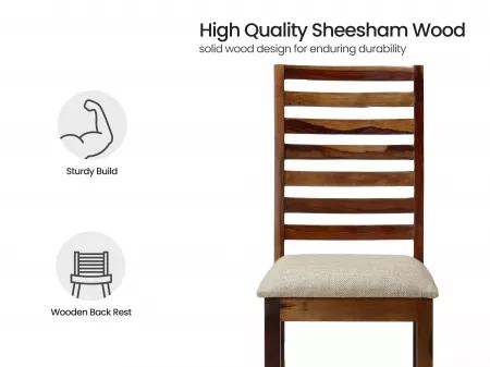 Alexa Study Table with Wooden Chair