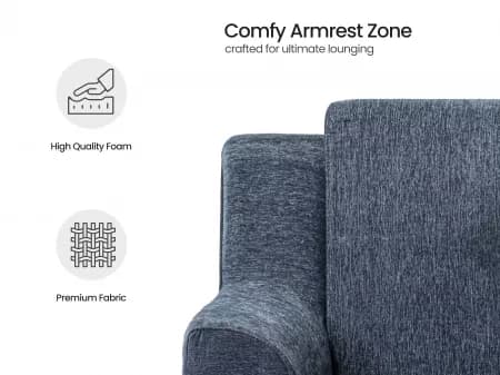 Erica Upholstered 5 Seater Sofa Set