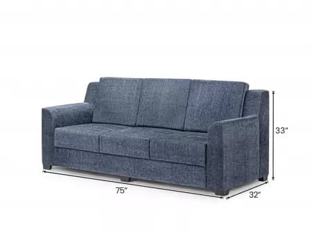 Erica Upholstered 5 Seater Sofa Set
