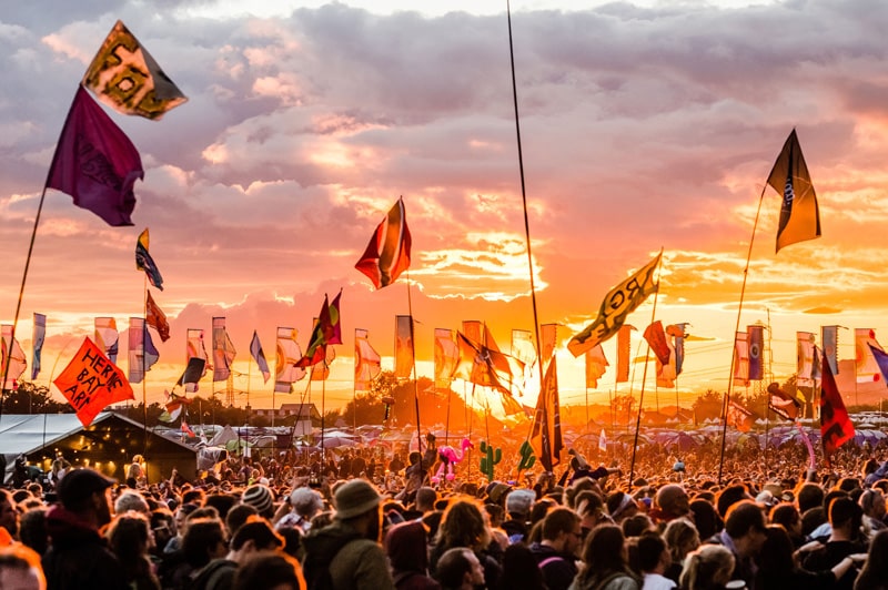 Glastonbury Festival Somerset UK