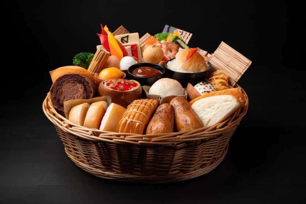 birthday gift ideas- gourmet food basket