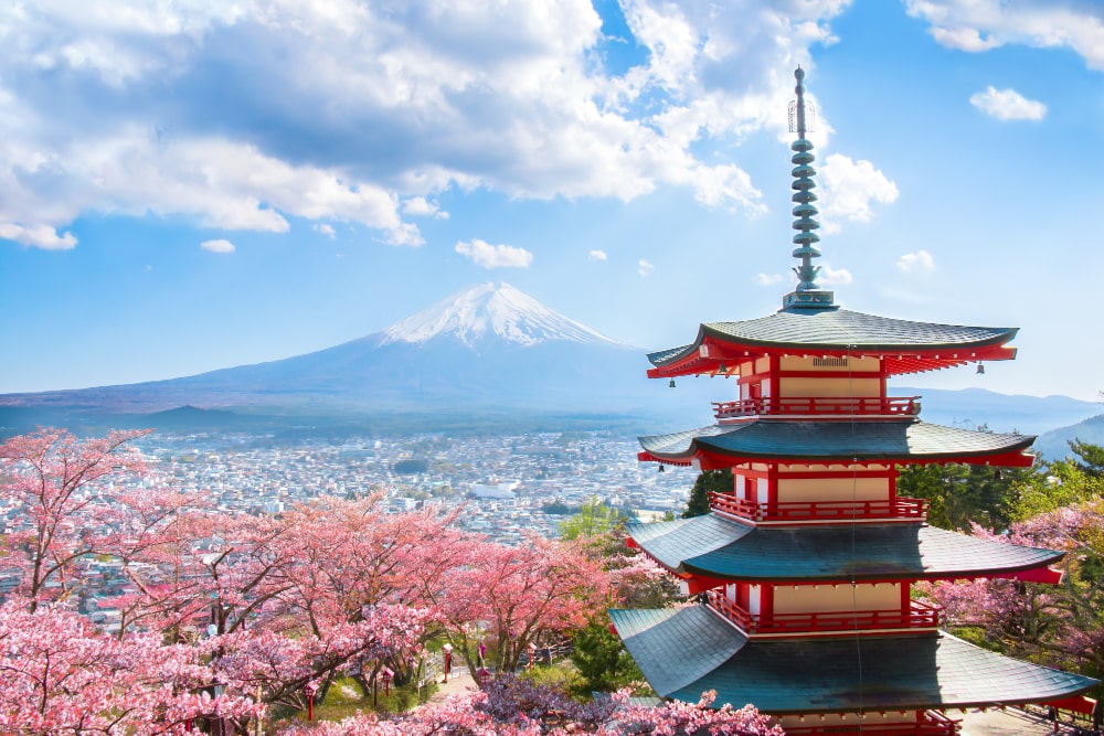 Mount Fuji, Japan world travel destination 