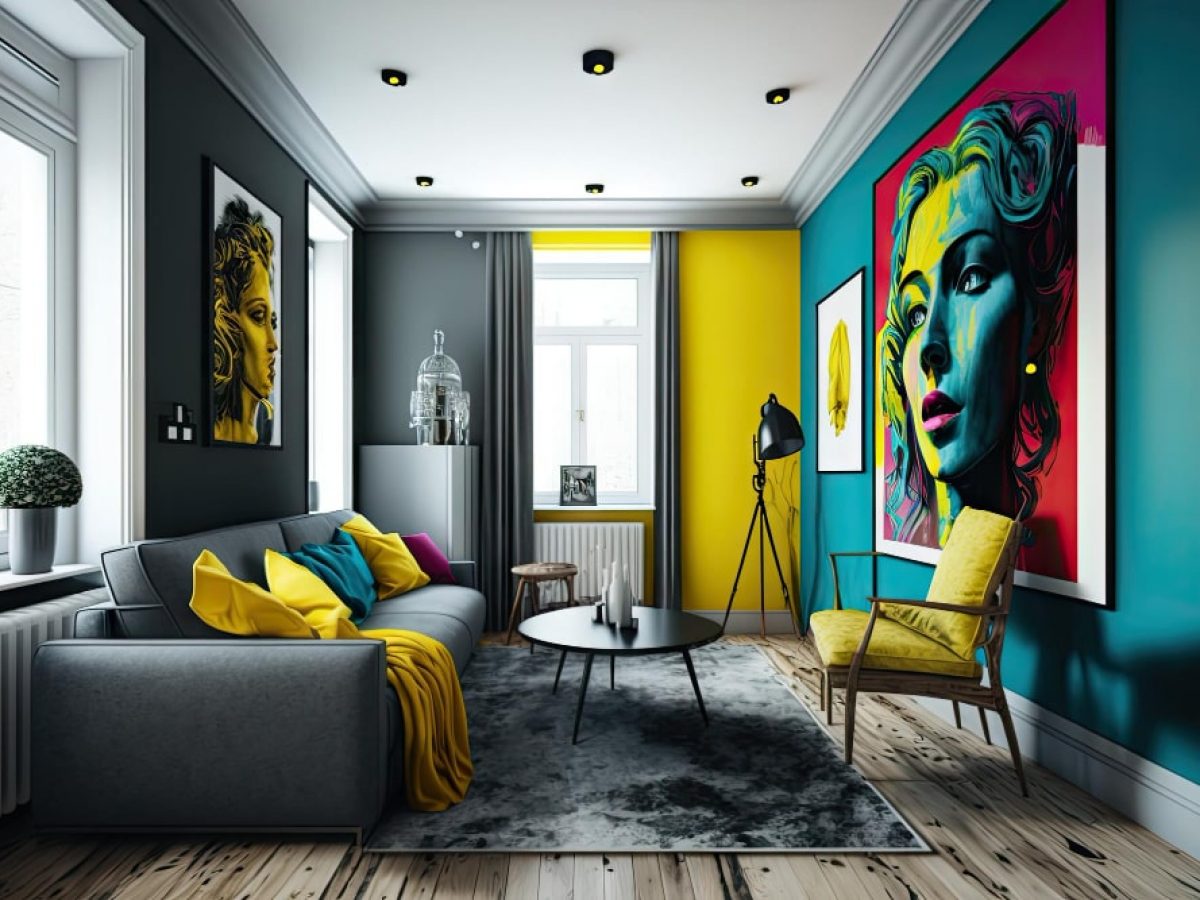Bright Room Colors and Provocative Interior Design and Decorating Ideas