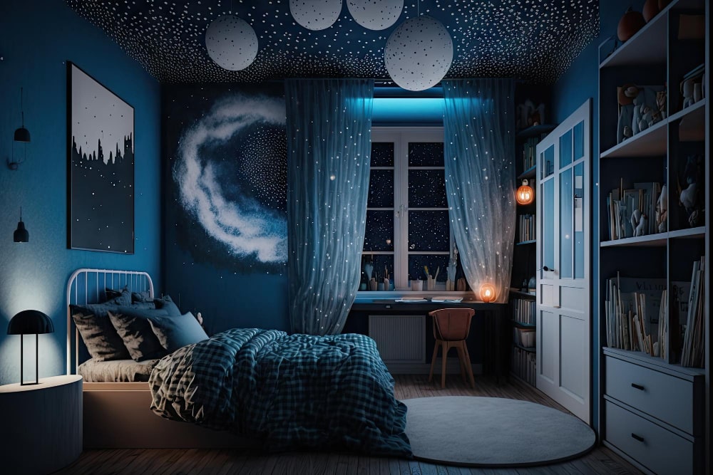 constellation bedroom ceiling design