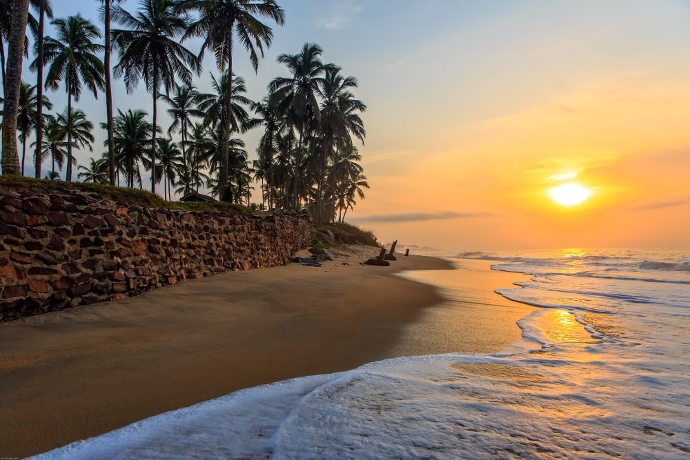 Konkan beach Maharashtra in India