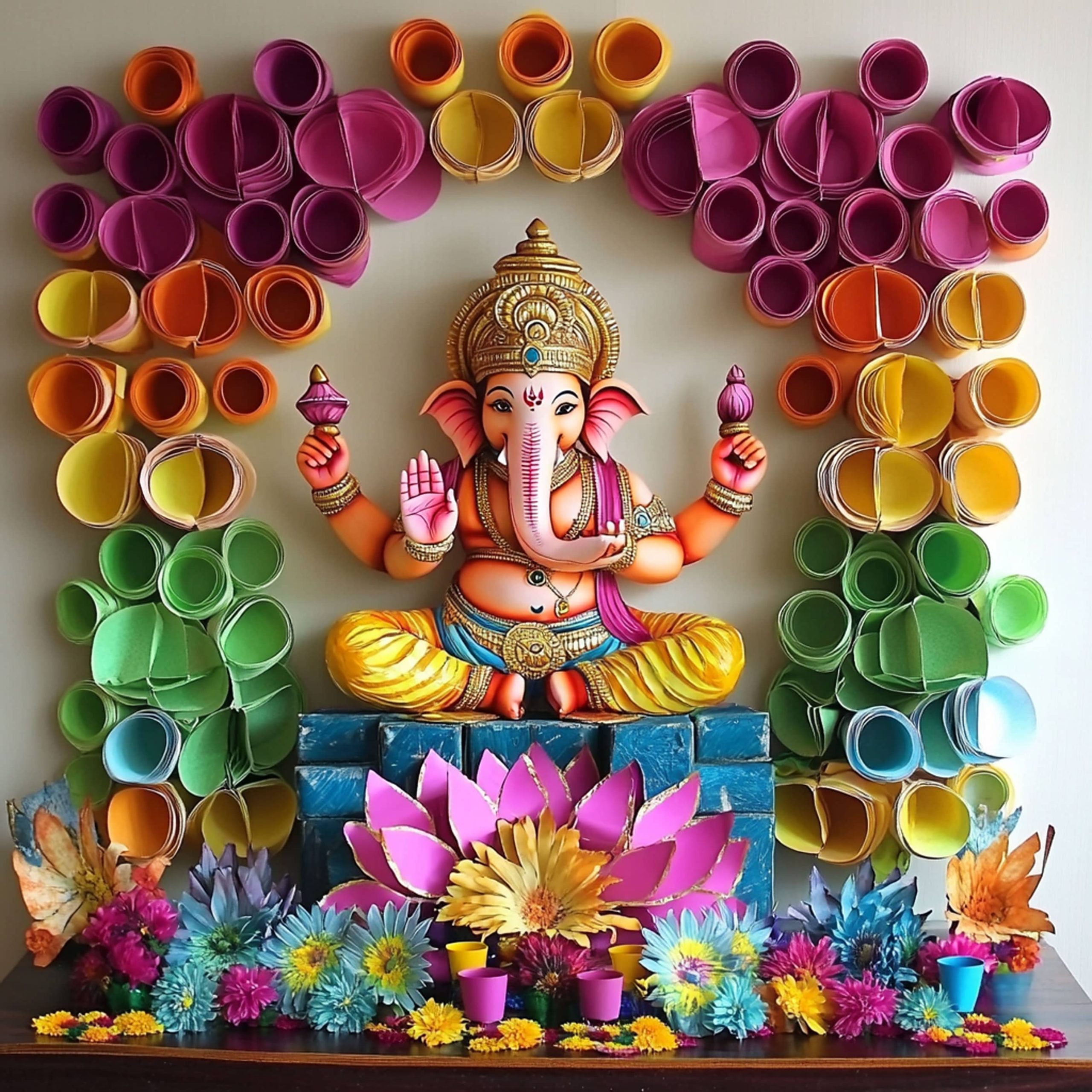 Ganapati decor ideas