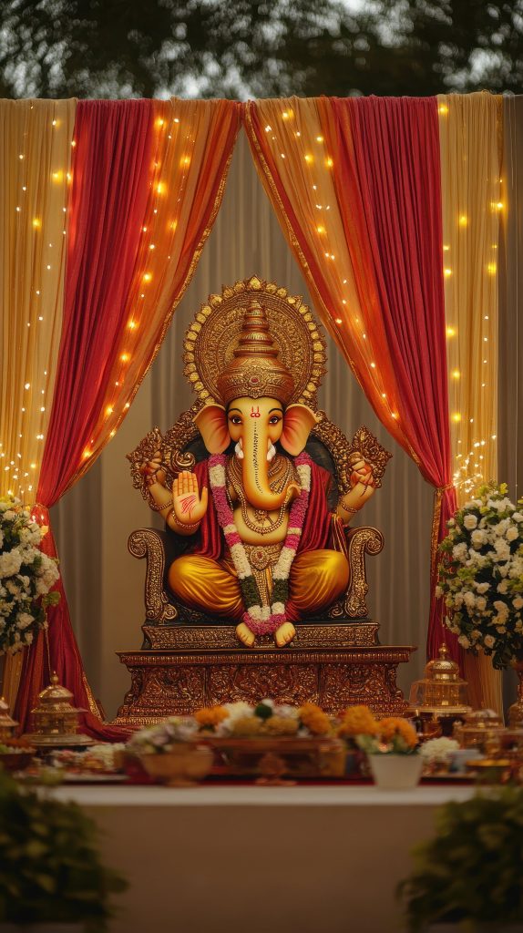 traditional ganpati decor ideas 