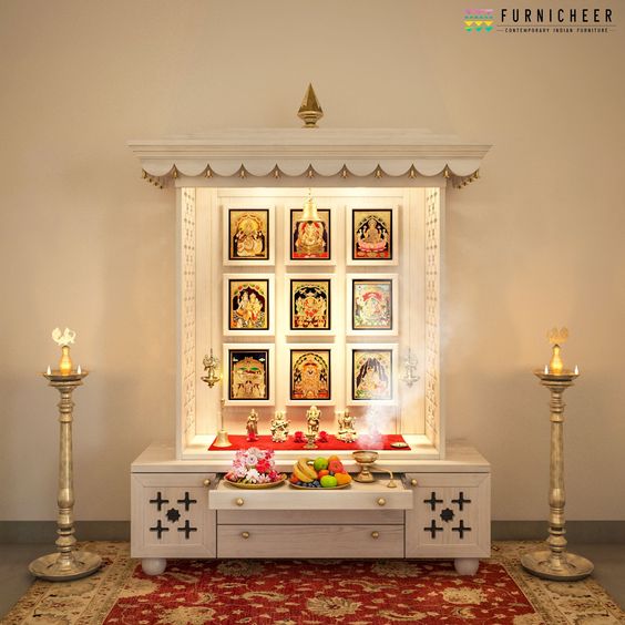 Pooja room decoration deals ideas