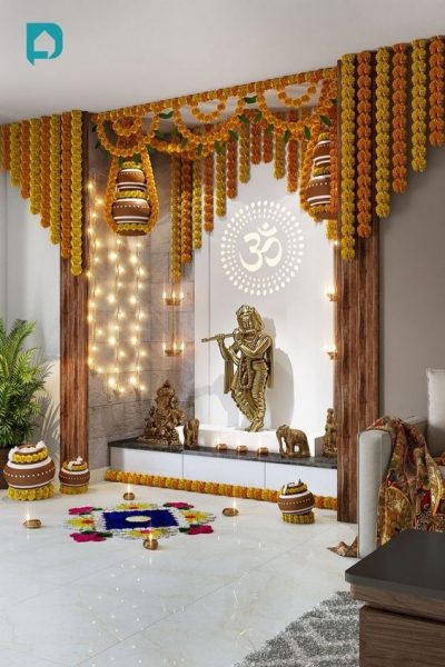 pooja room- home temple design 