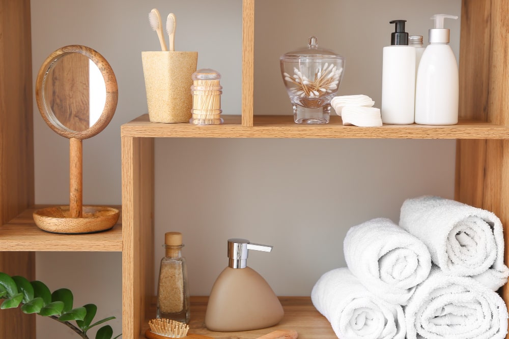 bathroom organizing hacks