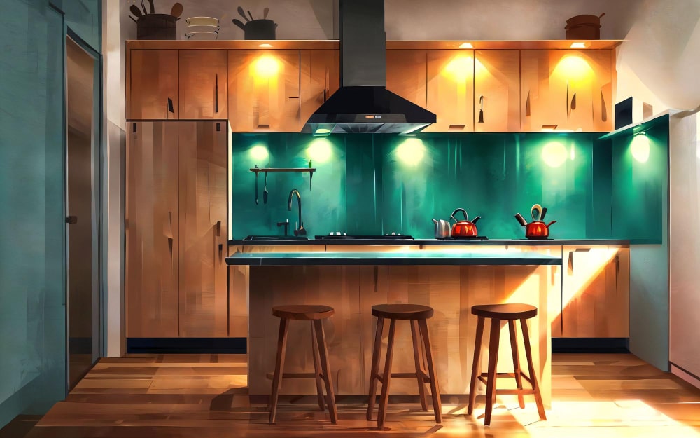 cozy-kitchen-lights-winter-home