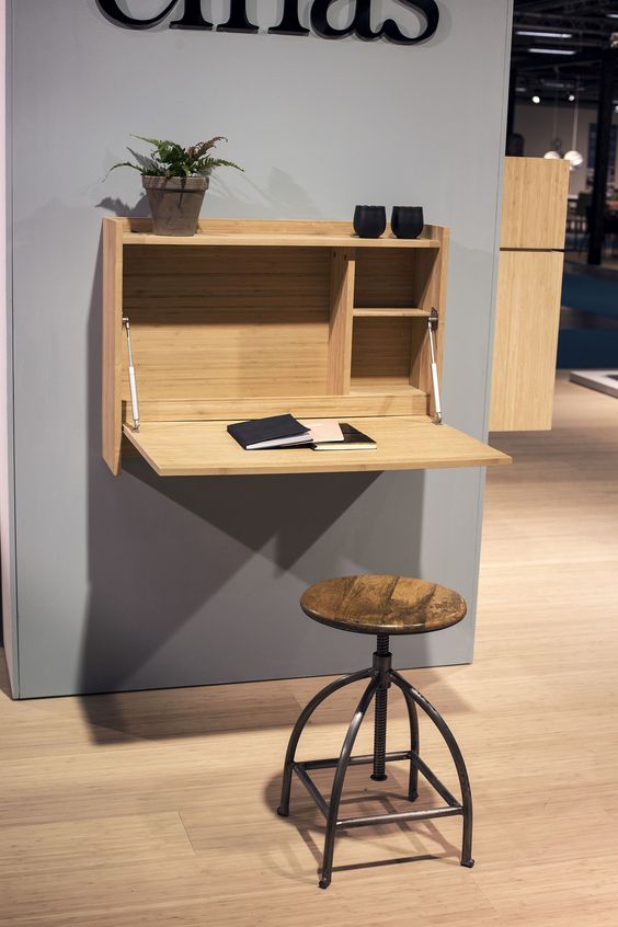 Wall-Mounted Desks-space saving furniture 