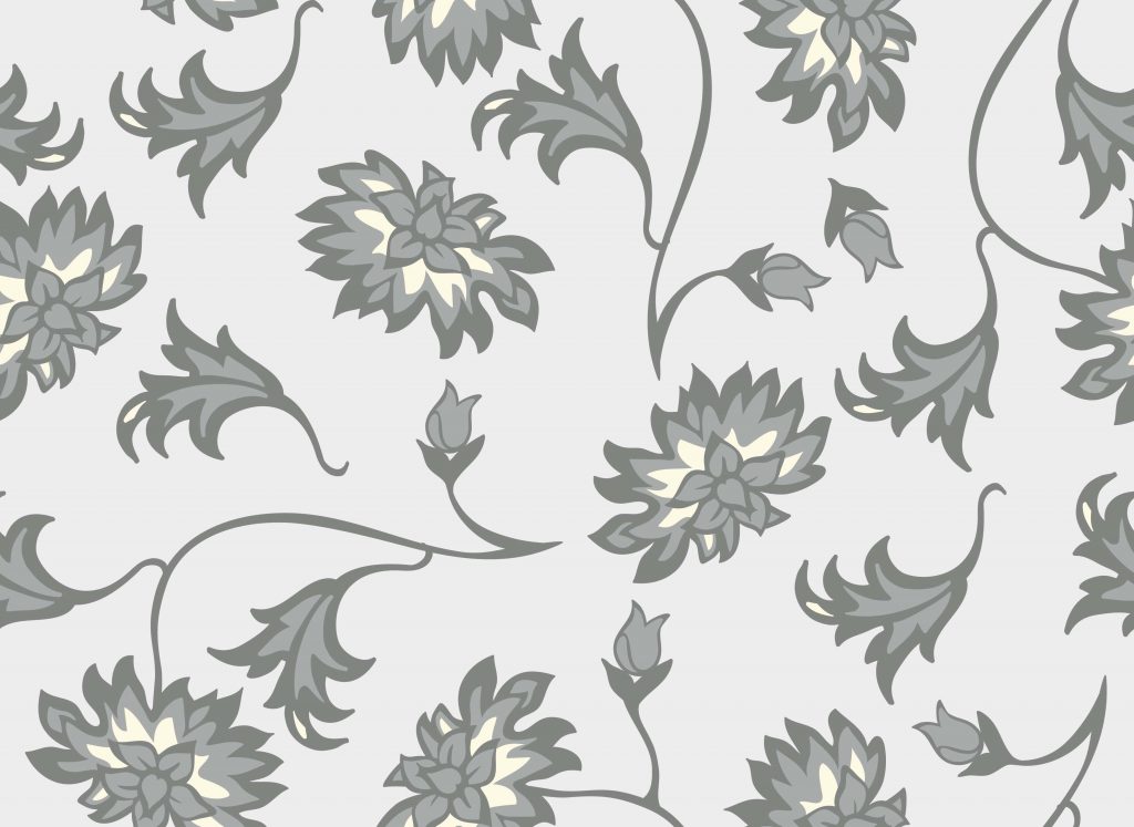 Monochrome Florals wallpaper 