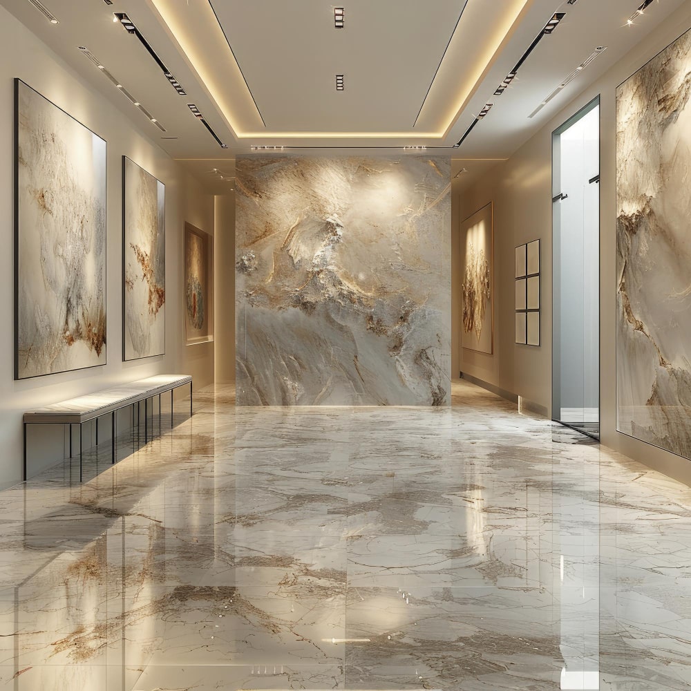 marble flooring idea