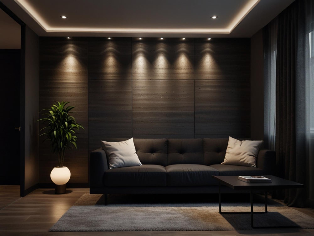 spot lights in home interior 