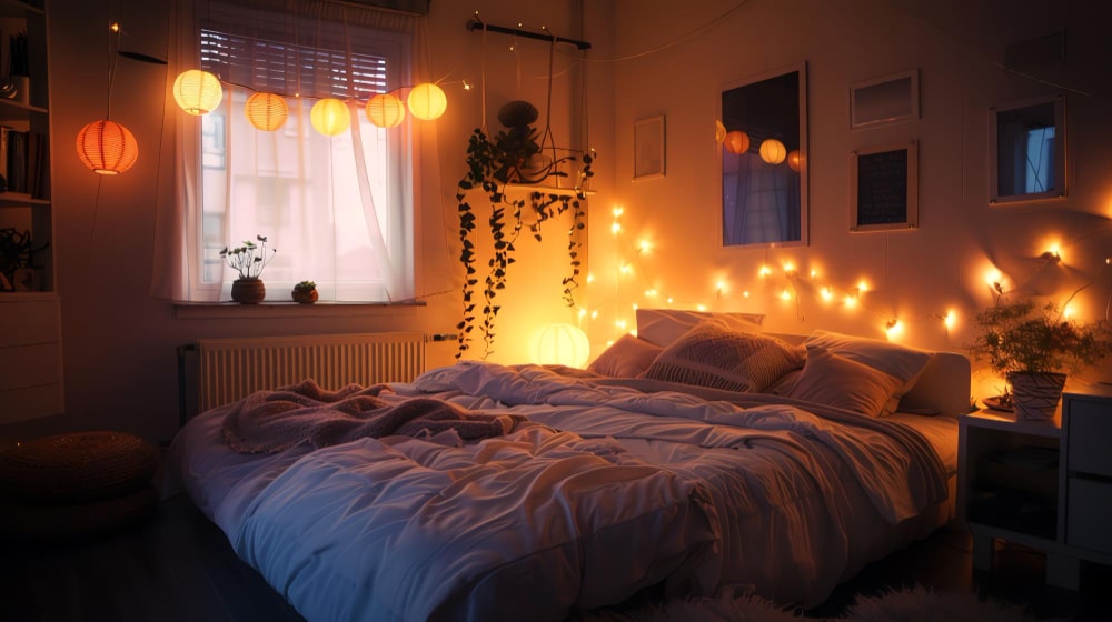 relaxing bedroom lights - home decor lights