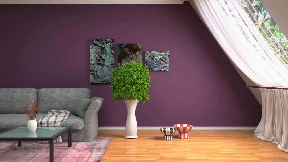 lavender wall paint ideas 