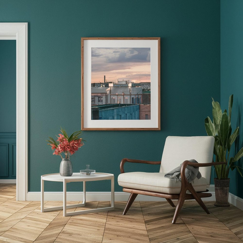 ocean teal wall paint ideas